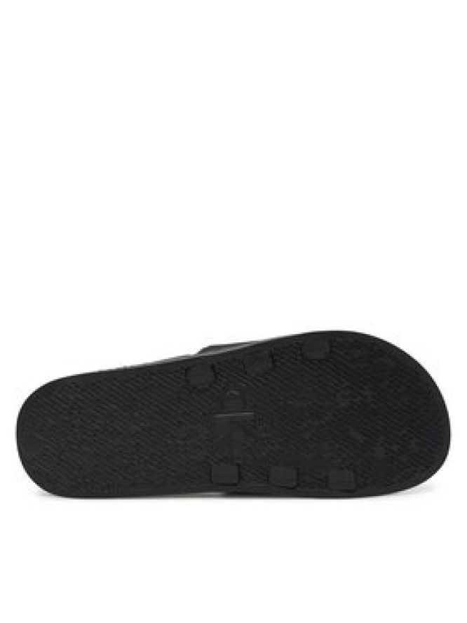 Calvin Klein Jeans Klapki Slide Rubber Neoprene Text YM0YM01234 Czarny