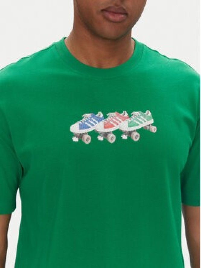 adidas T-Shirt Roller JP4493 Zielony Regular Fit