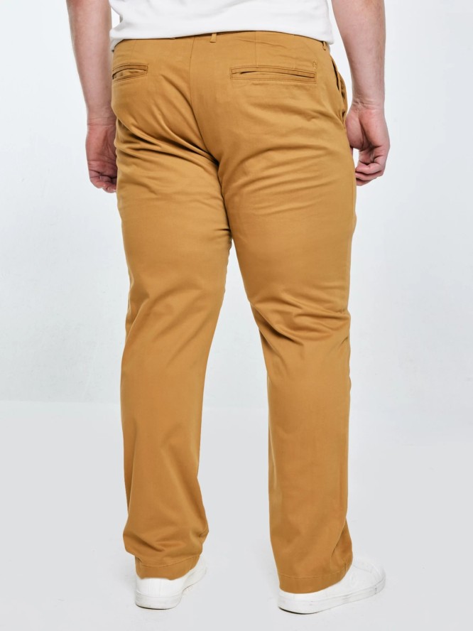 Spodnie męskie chinosy jasnobrązowe Trevor 802