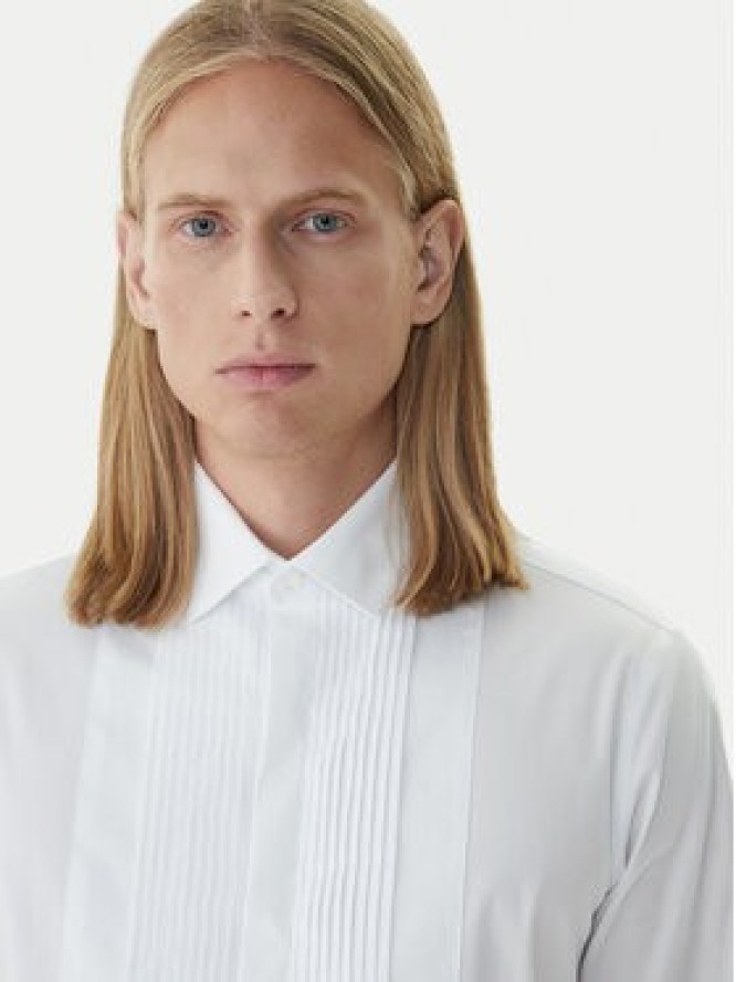 Calvin Klein Koszula LV019EU063 Biały Slim Fit