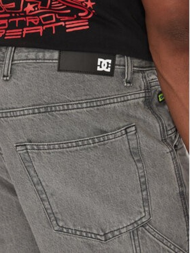 DC Shoes Szorty jeansowe Carpenter Baggy Short Rmg ADYS03019 Szary Baggy Fit