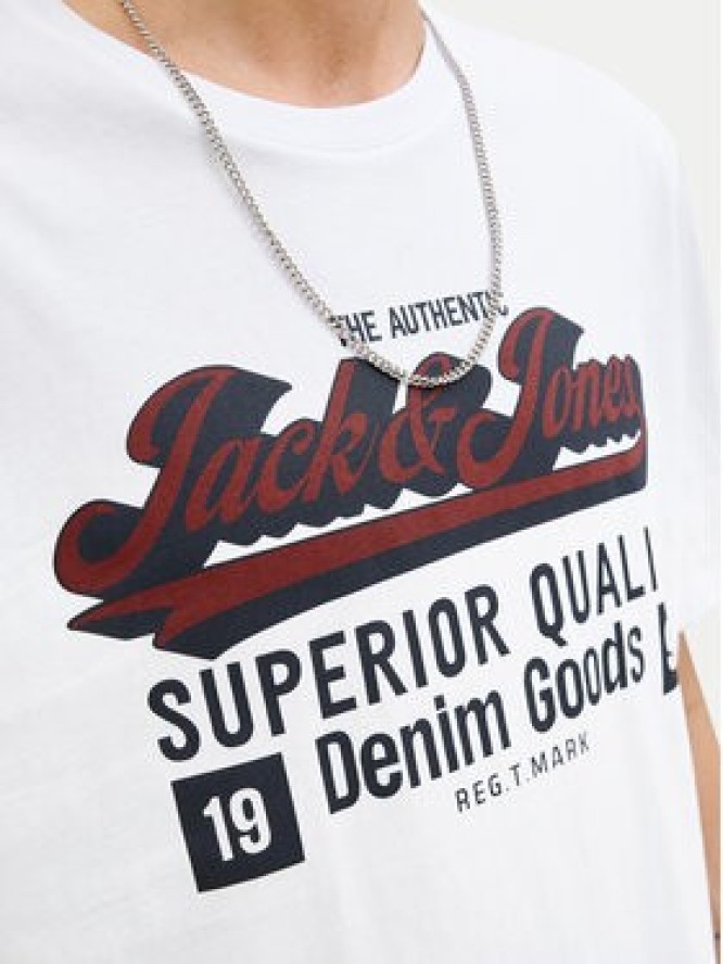 Jack & Jones T-Shirt Logo 12279535 Biały Standard Fit