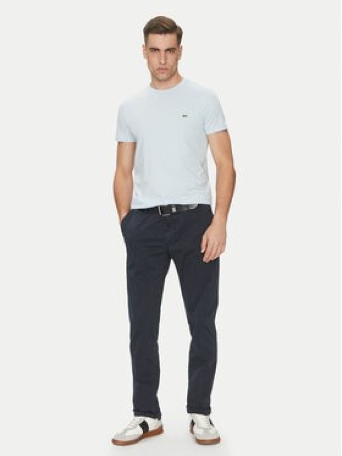 Lacoste T-Shirt TH6709 Błękitny Regular Fit
