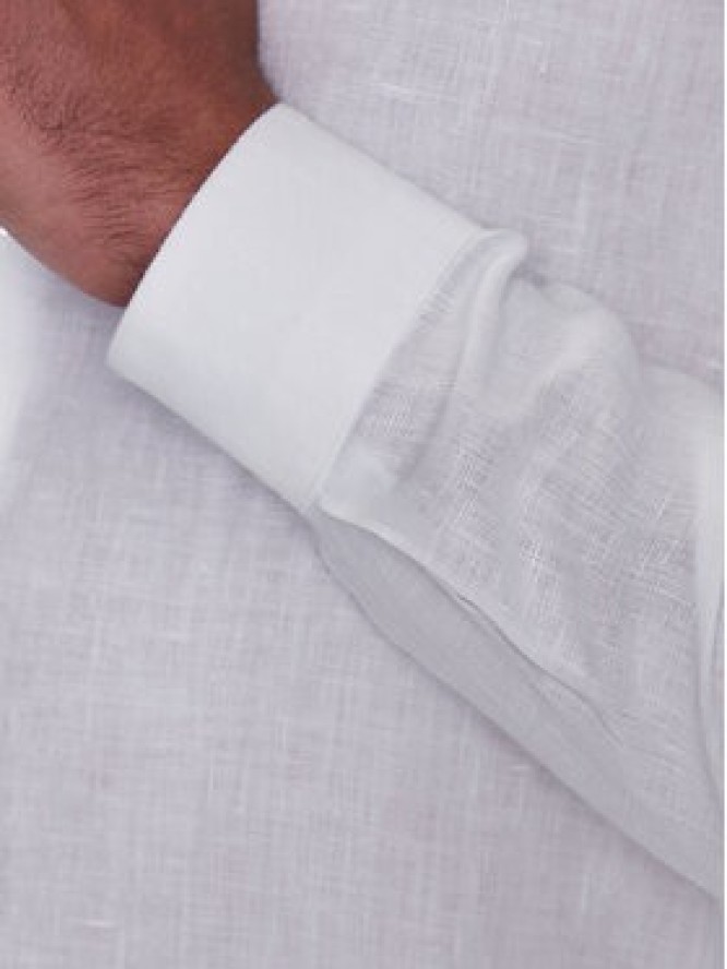 Calvin Klein Koszula K10K109511 Biały Slim Fit