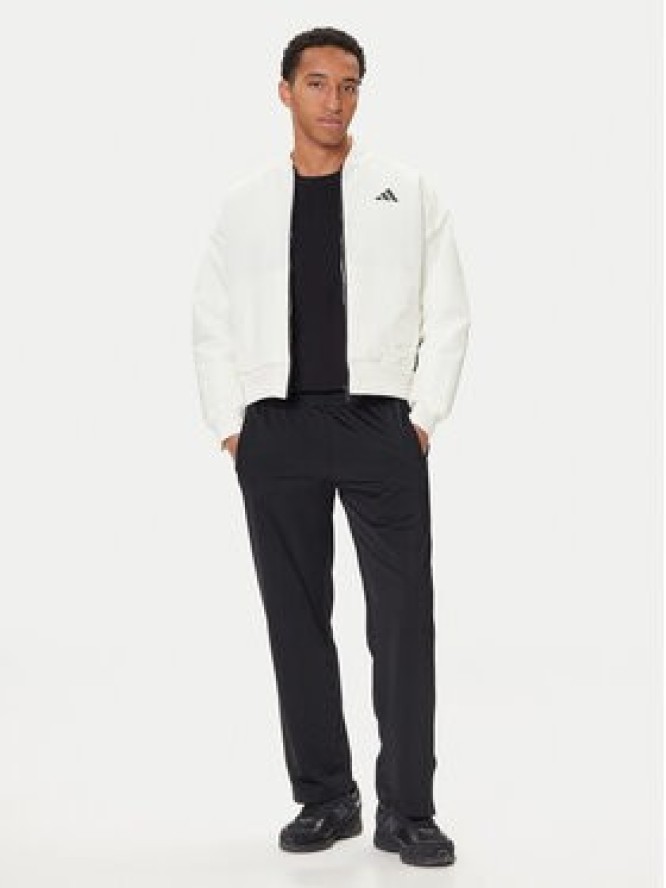 adidas Kurtka bomber Stadium JX5638 Biały Loose Fit