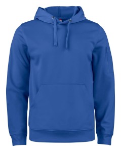 clique Basic Active Bluza z kapturem z poliestru – royal blue