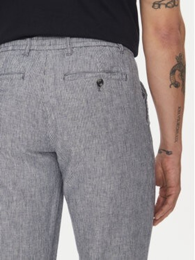 Lindbergh Spodnie materiałowe 30-003030 Niebieski Relaxed Fit