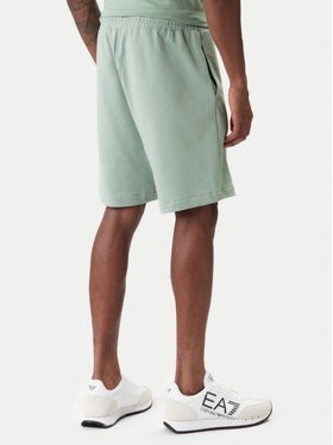 EA7 Emporio Armani Szorty sportowe 7M001414 AF22266 U7243 Zielony Regular Fit