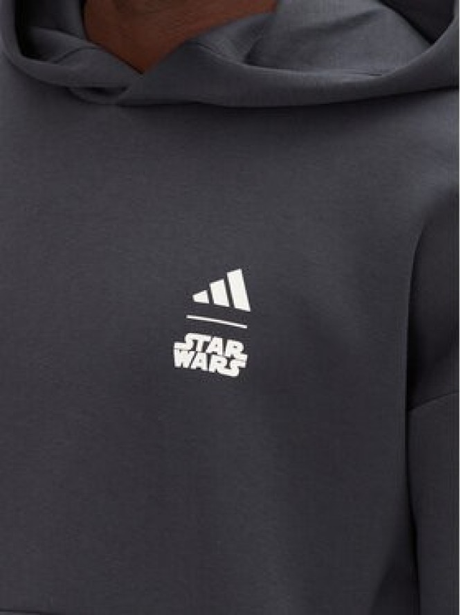 adidas Bluza Star Wars The Mandalorian™ JI5720 Szary Regular Fit
