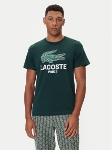 Lacoste T-Shirt TH5634 Zielony Regular Fit