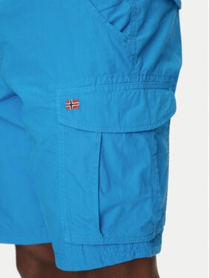 Napapijri Szorty materiałowe Noto 2.0 NP0A4HOQ Niebieski Regular Fit