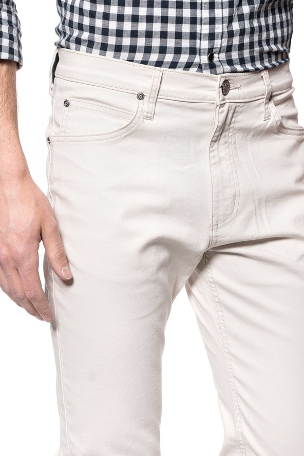 LEE RIDER MĘSKIE SPODNIE JEANSOWE WHITE SAND L701LB15 112117560