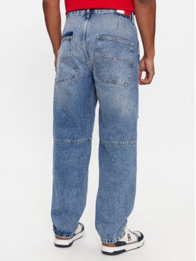 Tommy Jeans Jeansy Aiden Baggy Tapered Cargo Ah7032 DM0DM18083 Niebieski Regular Fit