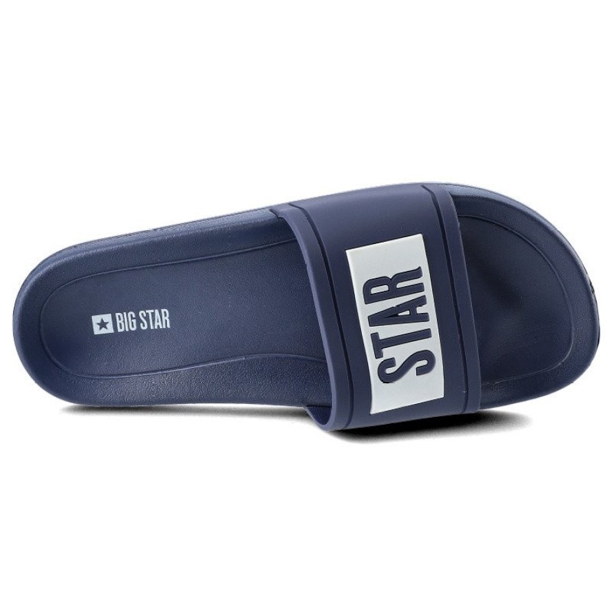 Granatowe Klapki Big Star Męskie Wodoodporne Buty
