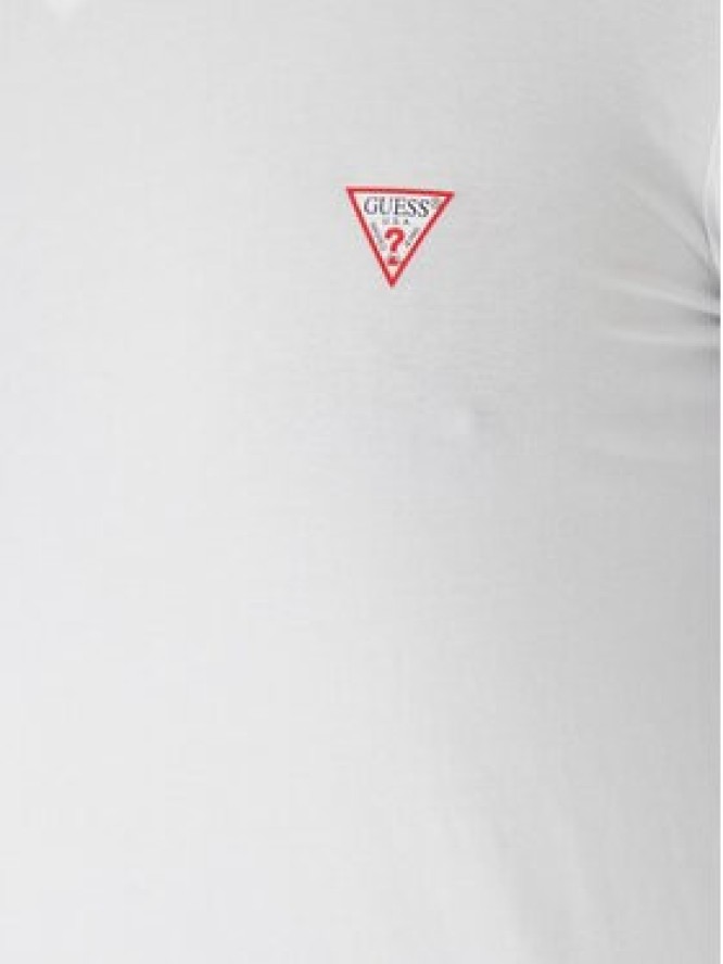 Guess Longsleeve M2YI08 J1314 Biały Slim Fit