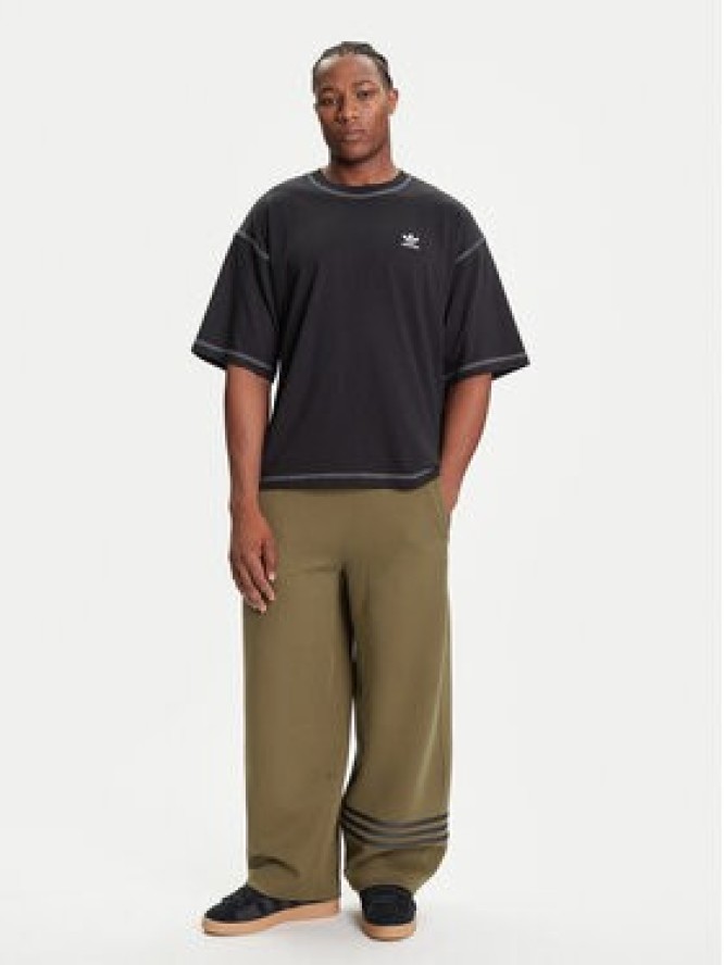 adidas T-Shirt Trefoil Essentials JW0971 Czarny Regular Fit