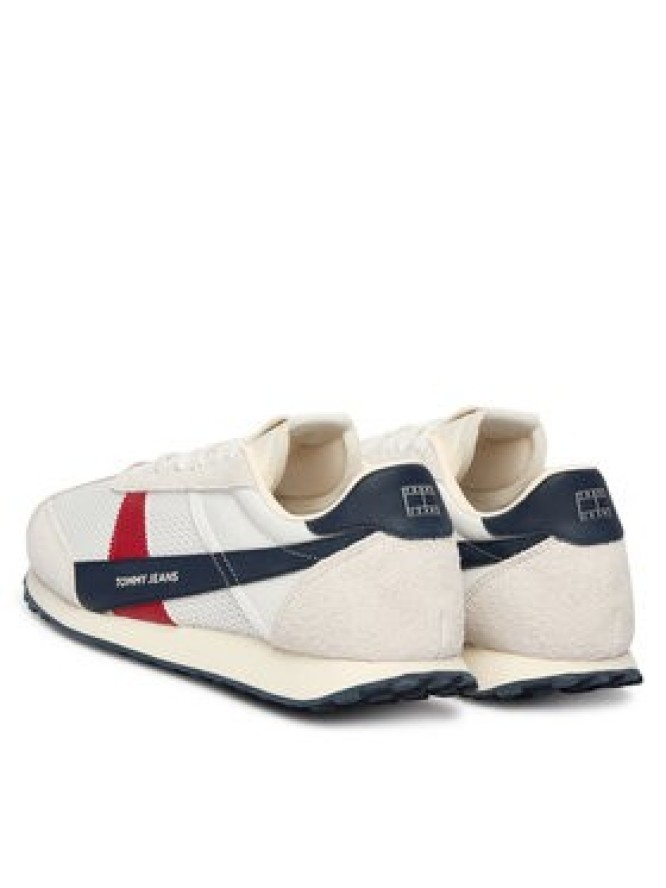 Tommy Jeans Sneakersy Retro Runner Archive Open Mesh EM0EM01715 Biały