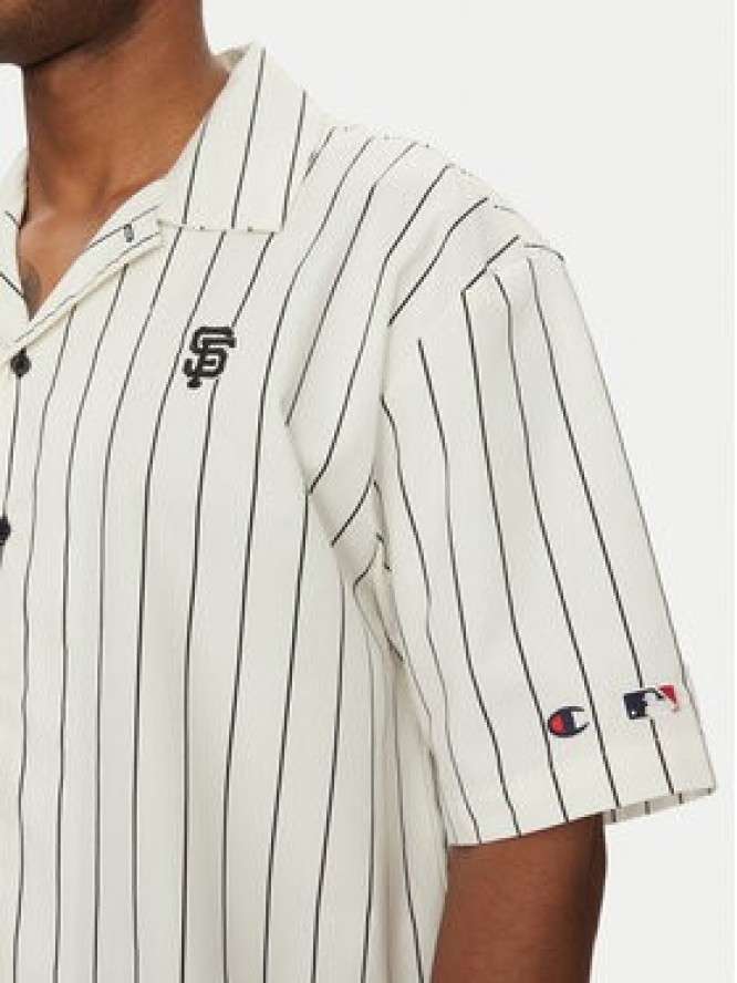 Champion Koszula 221041 Écru Regular Fit