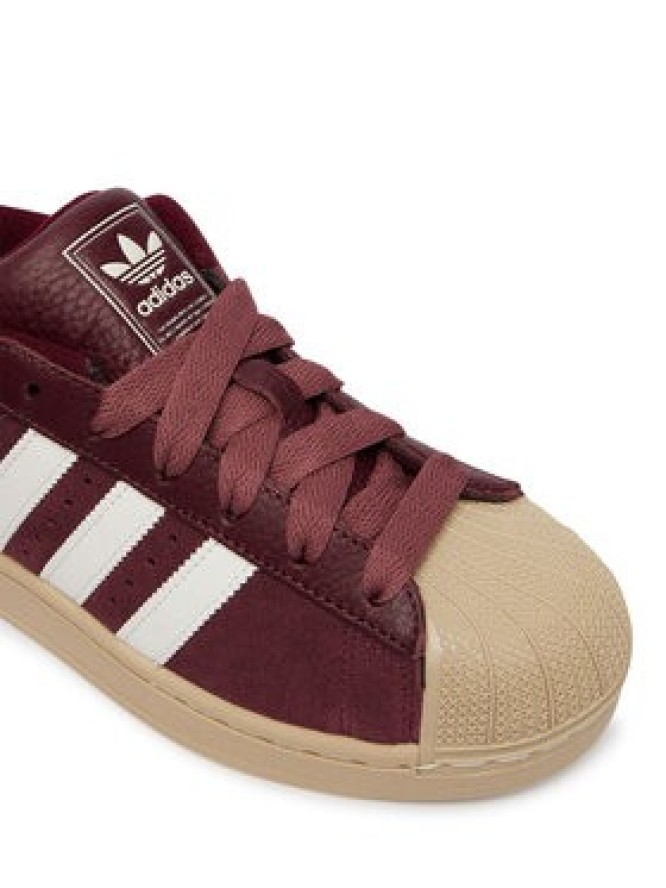 adidas Sneakersy Superstar II KJ9949 Bordowy