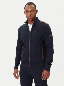 Bugatti Bluza 8700-85050D Granatowy Regular Fit