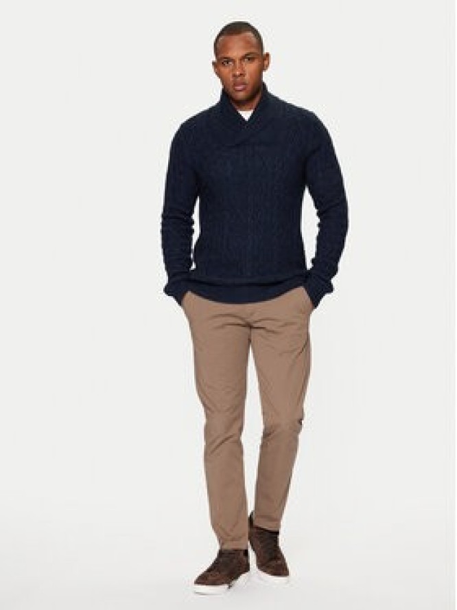 s.Oliver Sweter 2152201 Granatowy Regular Fit