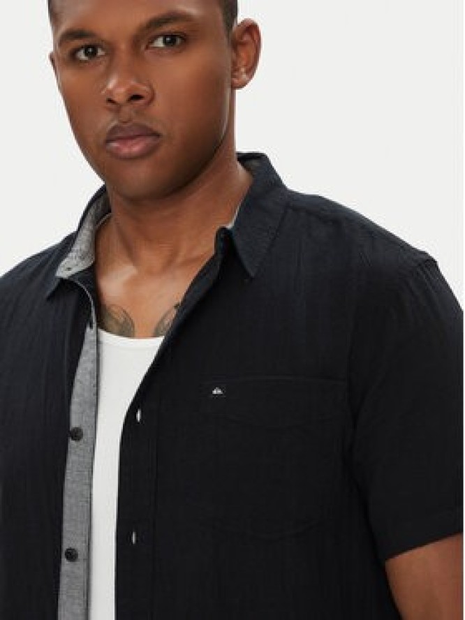 Quiksilver Koszula Time Box EQYWT04622 Czarny Regular Fit