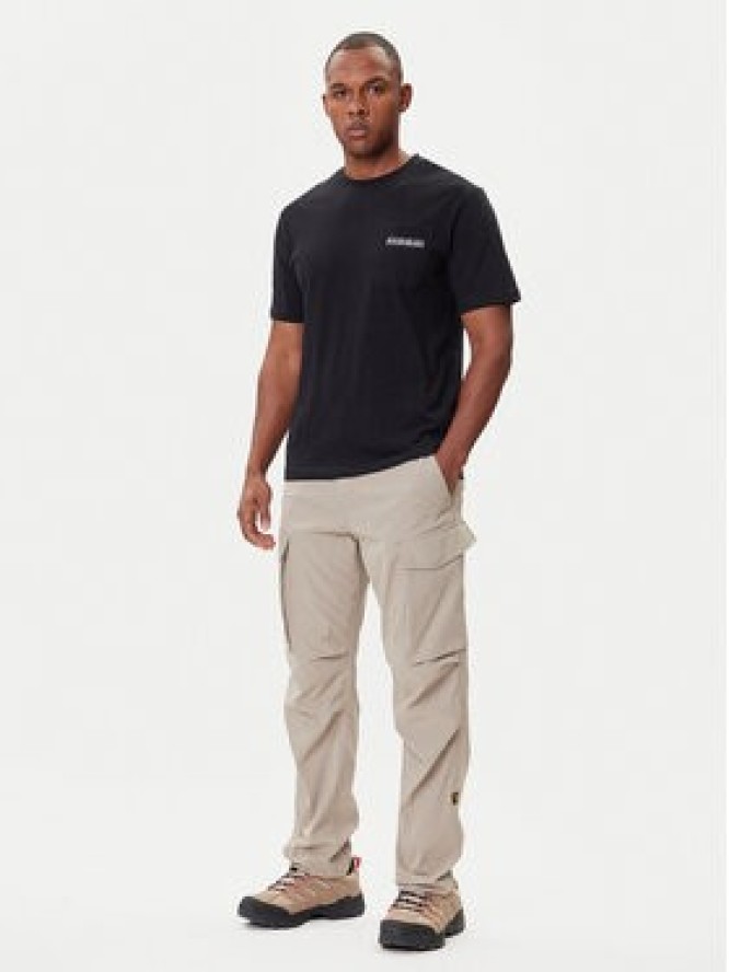 Napapijri T-Shirt S-Fanes NP0A88SE Czarny Regular Fit