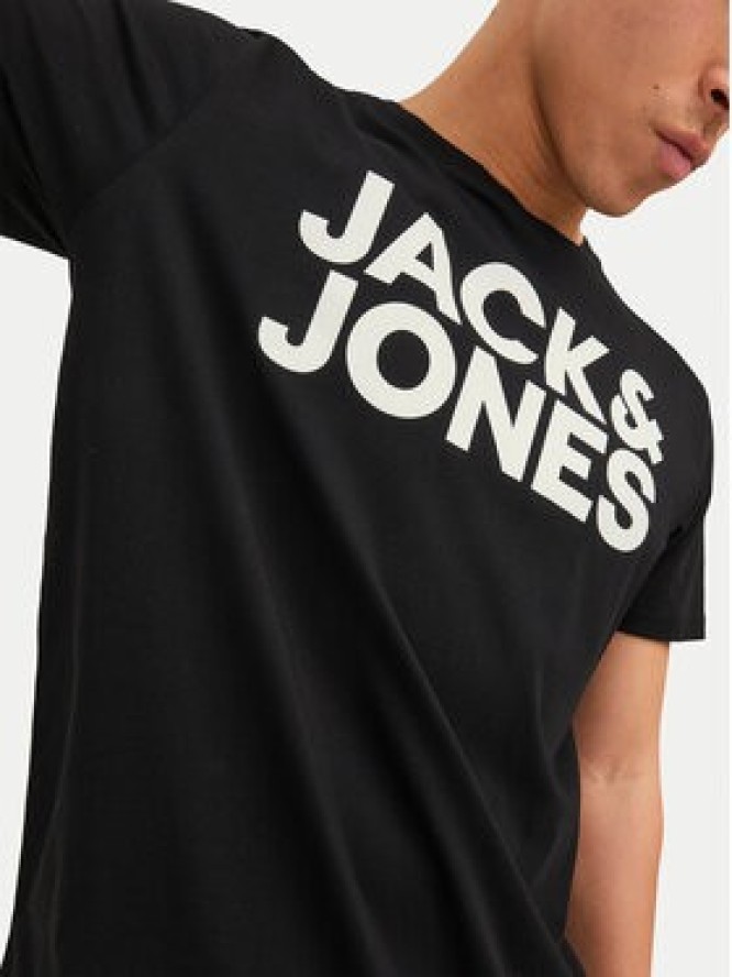 Jack & Jones T-Shirt Crop Logo 12151955 Czarny Regular Fit