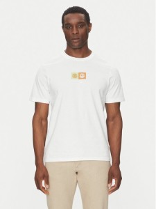 Element T-Shirt ELYZT00492 Biały Regular Fit