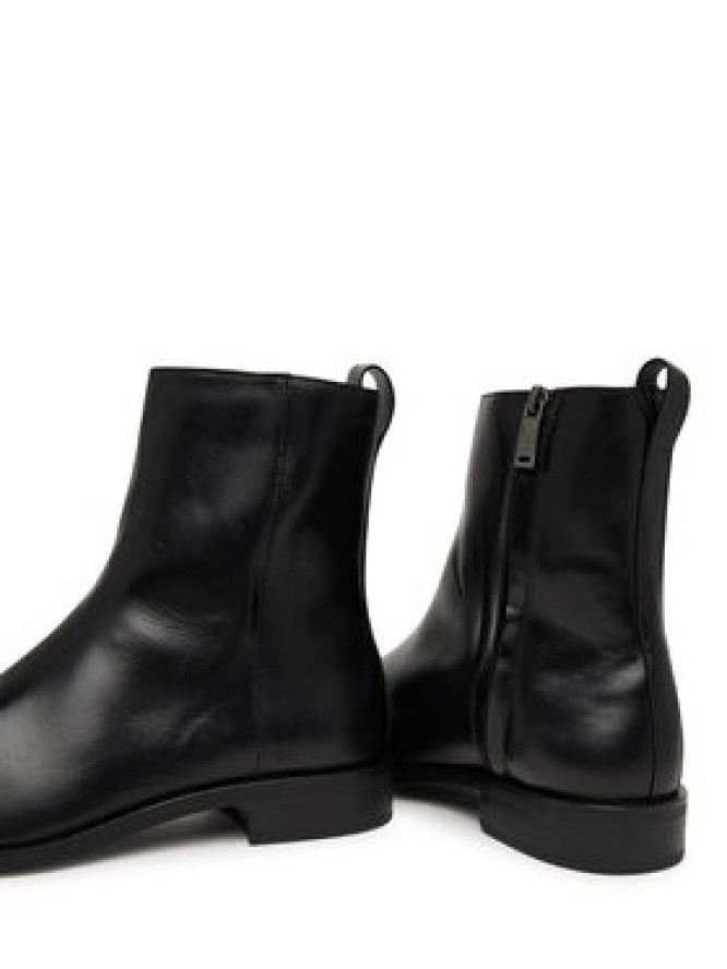 Calvin Klein Kozaki Slim Clean Zip Boot Lth HM0HM02007 Czarny