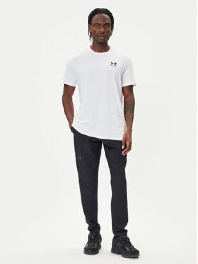 Under Armour T-Shirt Ua Logo Emb 1373997 Biały Relaxed Fit