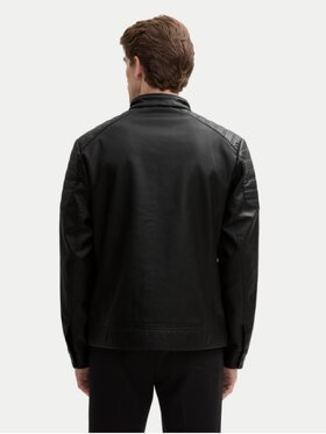 Tom Tailor Kurtka z imitacji skóry 1044100 Czarny Regular Fit