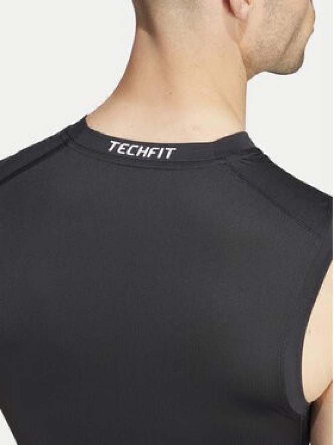 adidas Koszulka techniczna TECHFIT Compression Training JE6694 Czarny Slim Fit