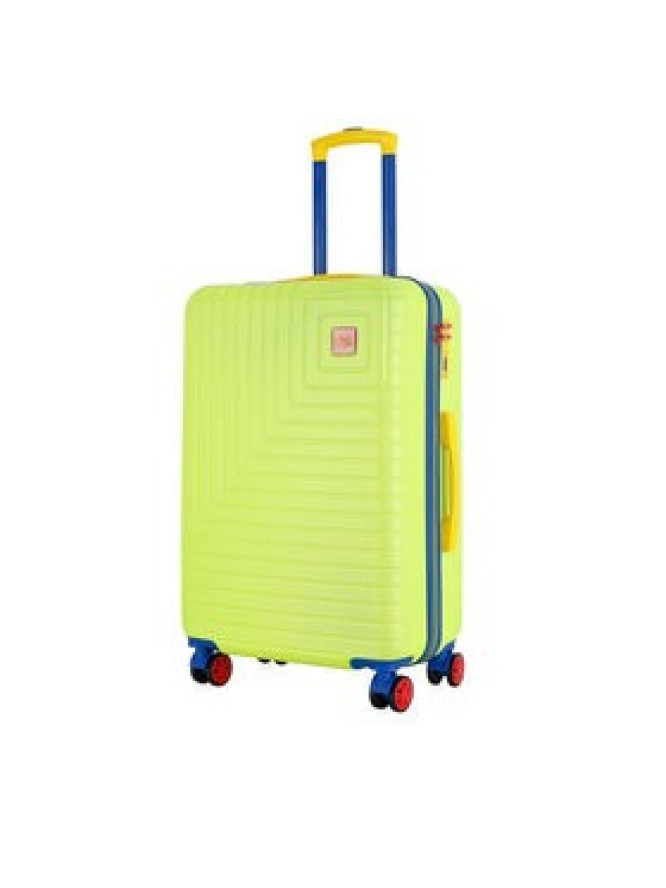 Semi Line Walizka średnia T5939-2 Zielony