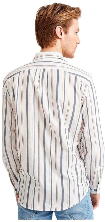 LEE RIVETED SHIRT MĘSKA KOSZULA RELAXED FIT NAVY L66ITI35 112116461