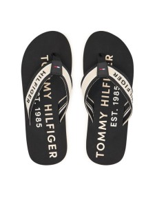 Tommy Hilfiger Japonki Sporty FM0FM05805 Czarny