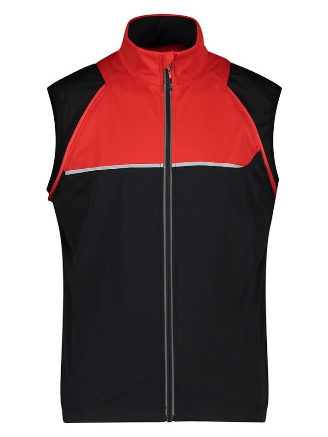 CMP Kurtka softshellowa 2w1 w kolorze czarno-czerwonym rozmiar: 52