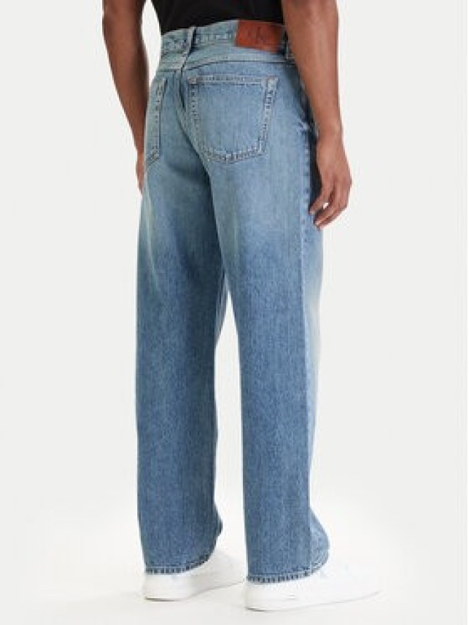 Calvin Klein Jeans Jeansy 90S LV04RF725G Niebieski Straight Fit