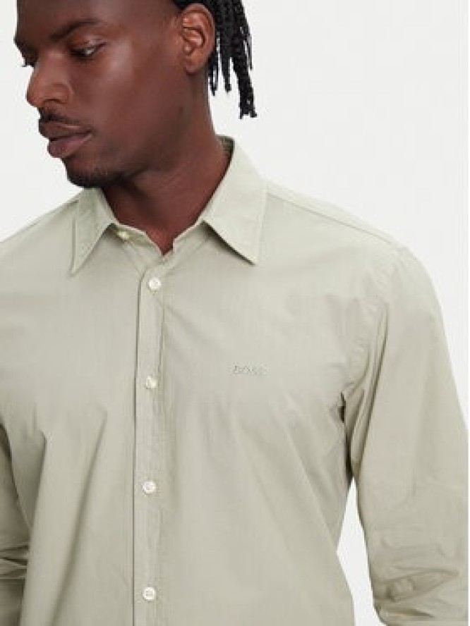 BOSS Koszula Relegant 50518304 Zielony Regular Fit