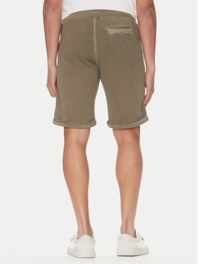 Aeronautica Militare Szorty sportowe 251BF016F583 Khaki Regular Fit