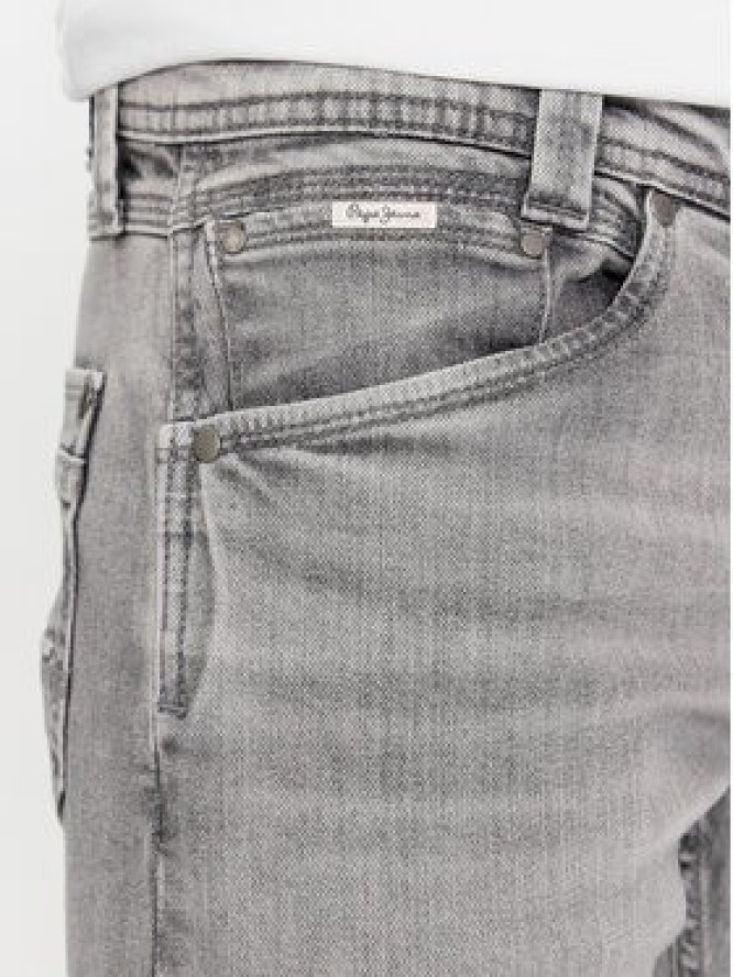 Pepe Jeans Jeansy PM207391 Szary Tapered Fit