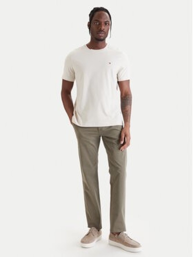 Tommy Hilfiger T-Shirt Ess Seasonal MW0MW39995 Beżowy Regular Fit