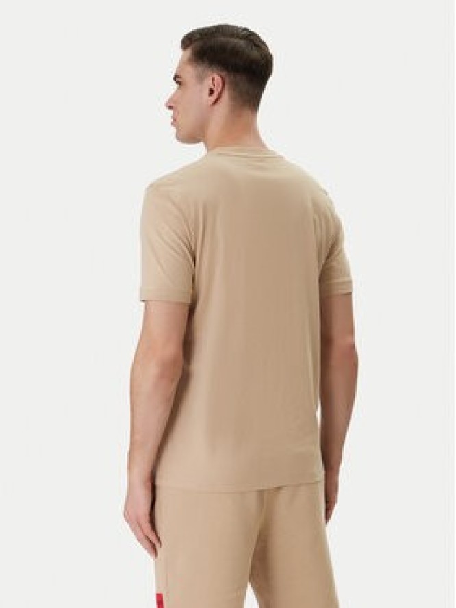 HUGO T-Shirt Diragolino212 50447978 Beżowy Regular Fit