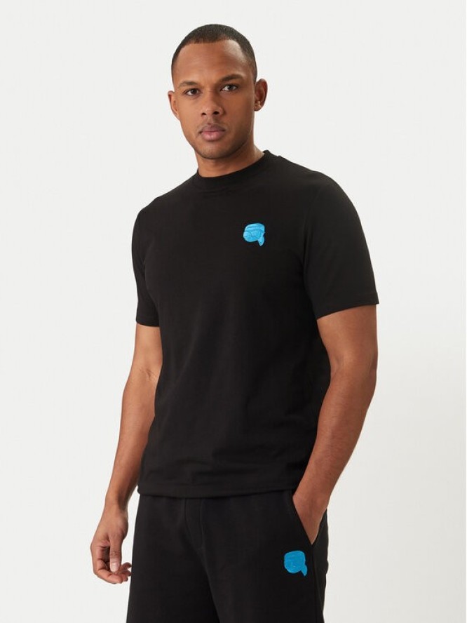 KARL LAGERFELD T-Shirt 755049 562235 Czarny Regular Fit
