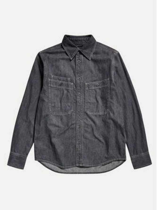 G-Star Raw Koszula jeansowa Nimes D23009-D540 Szary Regular Fit