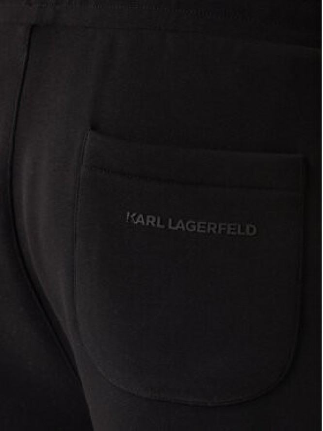 KARL LAGERFELD Szorty sportowe 705118 562900 Czarny Loose Fit
