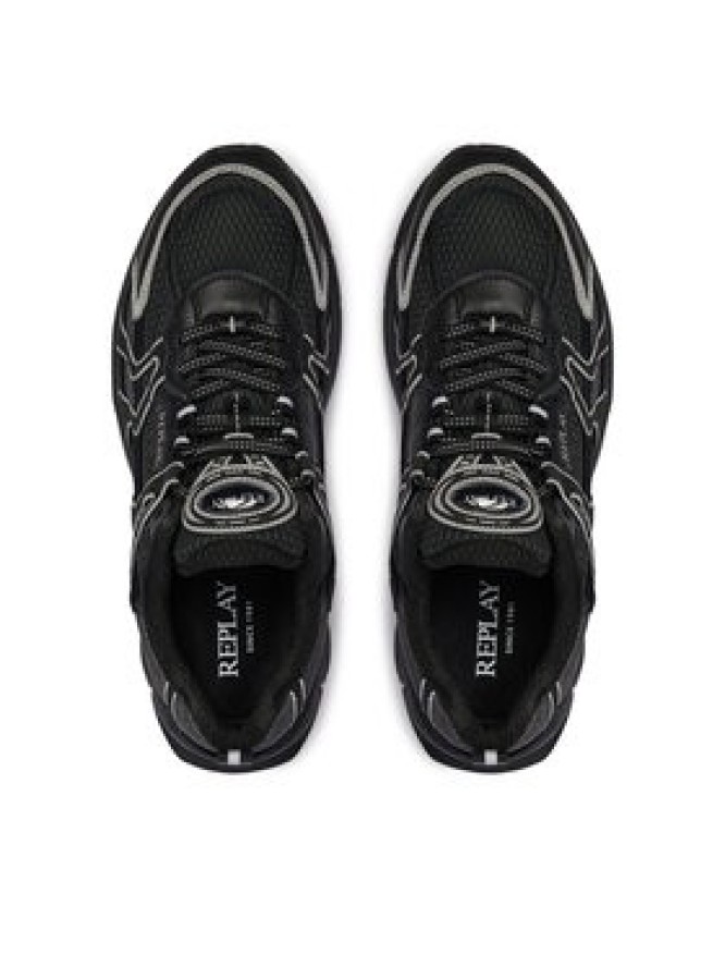 REPLAY Sneakersy GMSD5 .000.C0003T Czarny