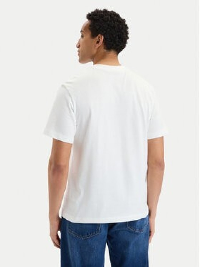 Calvin Klein Jeans T-Shirt LV04RB824G Biały Regular Fit