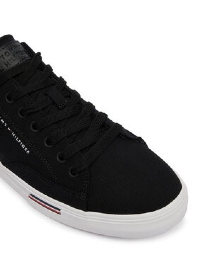 Tommy Hilfiger Tenisówki Vulc Core Rwb Long Lace Cvs FM0FM05813 Czarny