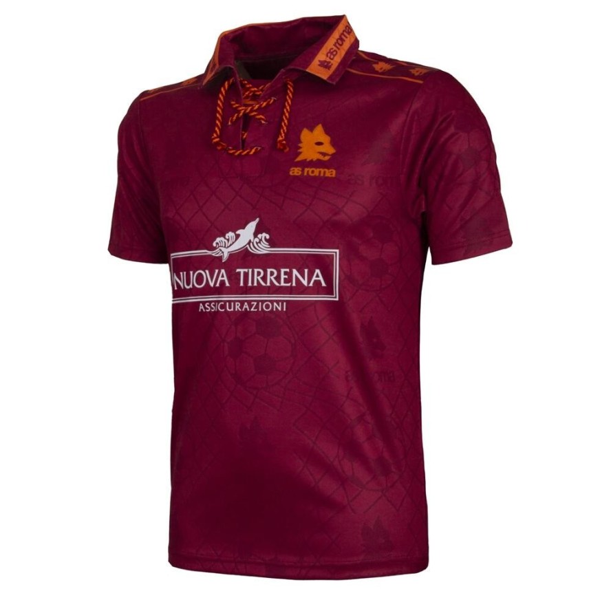 Koszulka Piłkarska Retro - Dorosły - AS Roma 1994 - 95 - Bordowy